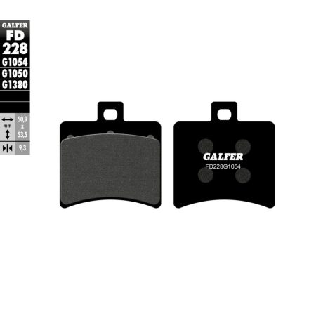 Galfer Placute Frana Semi Metal Fd228G1054