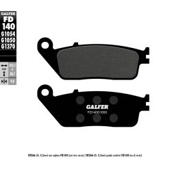 Placute frana GALFER Semi Metalic Scuter FD140G1050