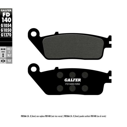 Galfer Placute Frana Semi Metal Scooter Fd140G1050