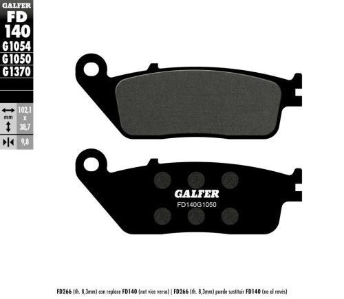 Galfer Placute Frana Semi Metal Scooter Fd140G1050