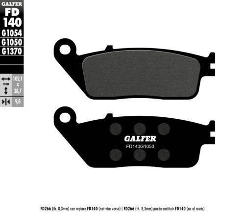 Placute frana GALFER Semi Metalic Scuter FD140G1050