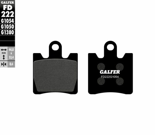 Galfer Placute Frana Semi Metal Fd222G1054