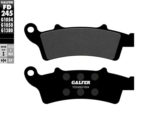 Plăcuțe frână Galfer sinterizate FD245G1054