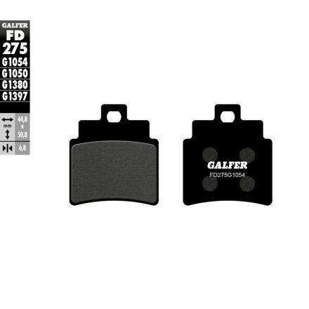 Galfer Placute Frana Semi Metal Fd275G1054