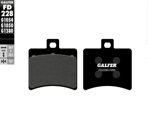 Placute frana GALFER Semi Metalic Scuter FD228G1050