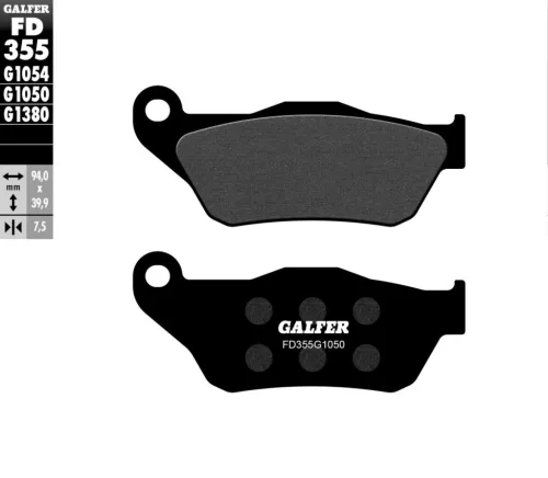 Plăcuțe frână Galfer organice FD355G1050