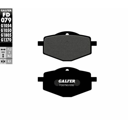 Galfer Placute Frana Semi Metal Scooter Fd079G1050