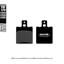 Plăcuțe frână Galfer organice FD170G1050