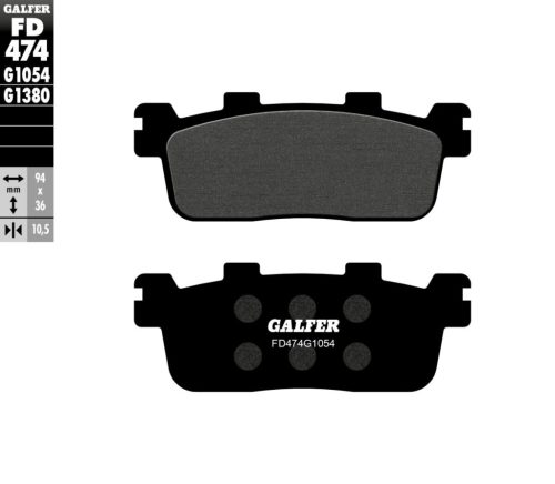Placute frana GALFER Semi Metalic FD474G1054