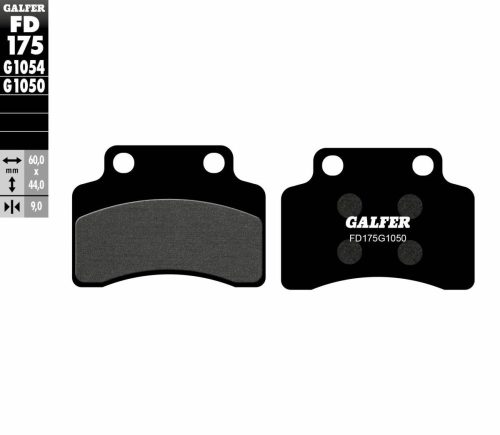 Galfer Placute Frana Semi Metal Fd175G1054