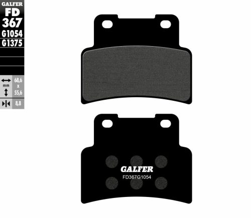 Galfer Placute Frana Semi Metal Fd367G1054