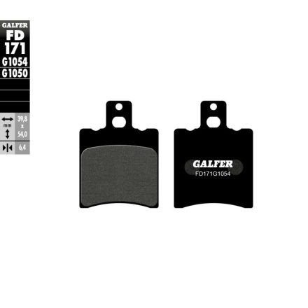 Galfer Placute Frana Semi Metal Fd171G1054