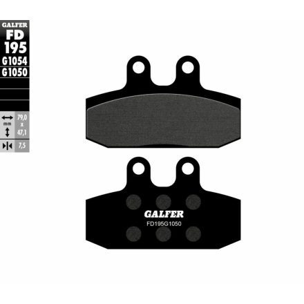 Galfer Placute Frana Semi Metal Fd195G1054