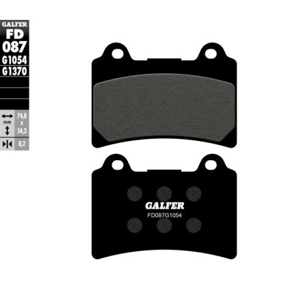 Galfer Placute Frana Semi Metal Fd087G1054