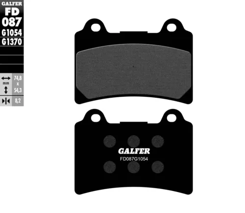 Plăcuțe frână Galfer sinterizate FD087G1054