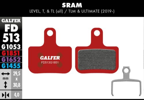 Galfer Placute Frana Advanced Fd513G1851