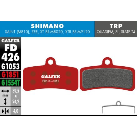 Galfer Placute Frana Advanced Fd426G1851