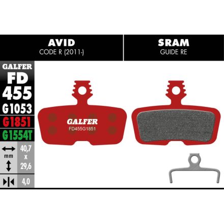 Galfer Placute Frana Advanced Fd455G1851