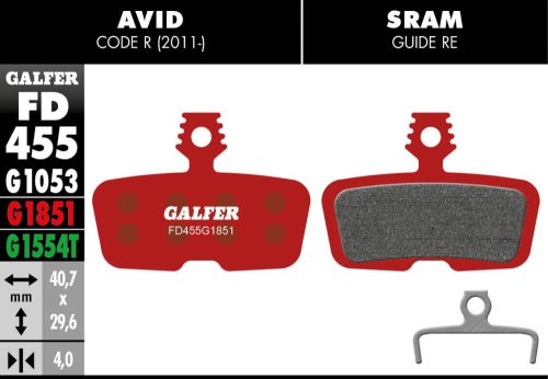 Galfer Placute Frana Advanced Fd455G1851