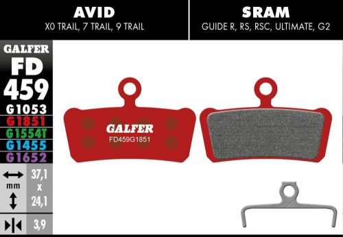 Galfer Placute Frana Advanced Fd459G1851