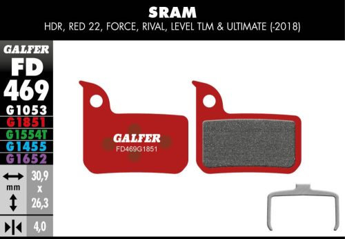 Galfer Placute Frana Advanced Fd469G1851