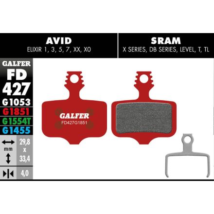 Galfer Placute Frana Advanced Fd427G1851