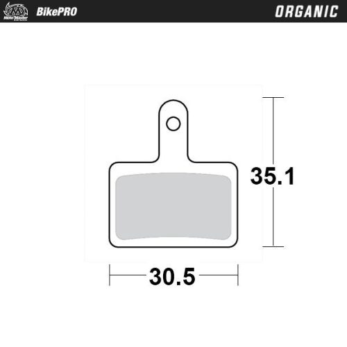 Moto-Master Placute Frana Organic 730241