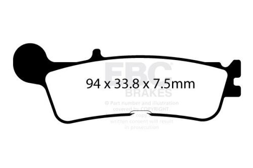 Placute frana EBC Carbon FA755TT