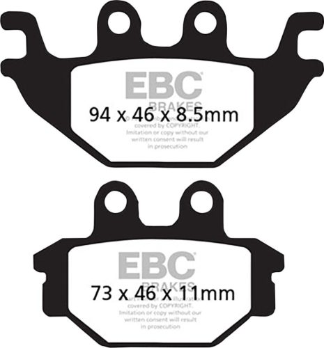 Ebc Placute Frana Carbon Scooter Sfac377