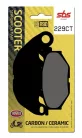 Plăcuțe frână organice SBS 229CT