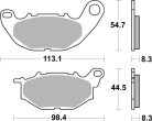 Sbs Placute Frana Car/Cer Scoot 229Ct