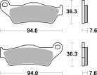 Sbs Placute Frana Car/Cer Scoot 151Ct