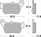 Sbs Placute Frana Car/Cer Scoot 218Hf