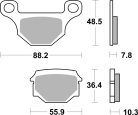 Sbs Placute Frana Car/Cer 585Hf