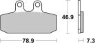 Sbs Placute Frana Car/Cer 588Hf