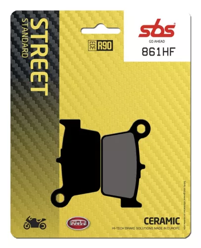 Plăcuțe frână organice SBS 861HF