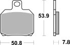 Placute frana SBS Carbon Scuter 157CT