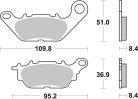 Sbs Placute Frana Car/Cer Scoot 227Ct