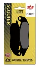 Plăcuțe frână organice SBS 228CT
