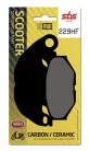 Plăcuțe frână organice SBS 229HF
