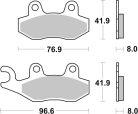 Sbs Placute Frana Car/Cer 611Hf