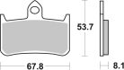 Placute frana SBS Ceramic 622HF