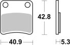 Sbs Placute Frana Car/Cer 879Hf