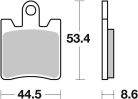 Sbs Placute Frana Car/Cer 740Hf