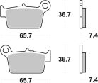 Sbs Placute Frana Car/Cer Scoot 199Hf