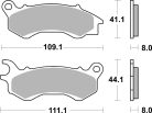 Sbs Placute Frana Car/Cer Scoot 205Ct