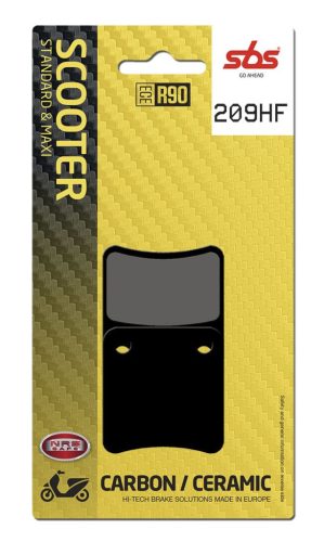 Plăcuțe frână organice SBS 209HF