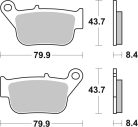 Sbs Placute Frana Car/Cer Scoot 221Hf