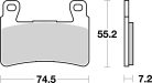 Placute frana SBS Ceramic 734HF