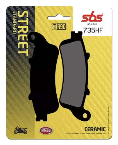 Plăcuțe frână organice SBS 735HF